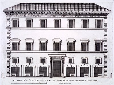 Palazzo van de familie Fonseca, Rome, uit 